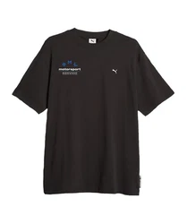 PUMA T-Shirt X BMW Graphic T-Shirt Schwarz/Dunkelgrau/Dunkelblau