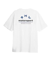 PUMA T-Shirt X BMW Graphic T-Shirt Weiß/Creme/Dunkelblau