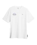 PUMA T-Shirt X BMW Graphic T-Shirt Weiß/Creme/Dunkelblau