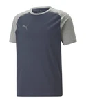 PUMA T-Shirt teamCUP Casuals T-Shirt Dunkelblau/Grau
