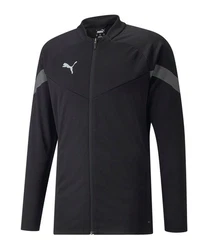 PUMA Sweatjacke teamFINAL Training Jacke Rot/Schwarz/Grau/Dunkelgrau