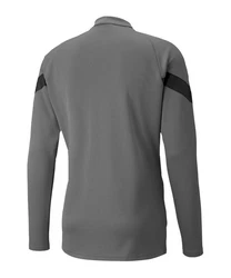 PUMA Sweatjacke teamFINAL Training Jacke Grau/Dunkelgrau/Rot