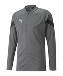 PUMA Sweatjacke teamFINAL Training Jacke Grau/Dunkelgrau/Rot