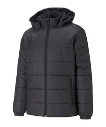 PUMA Sweatjacke teamLIGA Padded Jacke Schwarz/Grau/Dunkelgrau