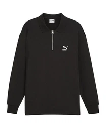 PUMA Sweatshirt Better Classics Polo Crew Schwarz