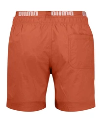 PUMA Badeshorts Swim Utility Mid Badehose Orange/Rot