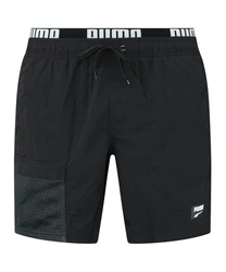 PUMA Badeshorts Swim Utility Mid Badehose Schwarz