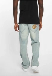 Rocawear Herren WED Loose Fit Jeans Hellblau/Blau