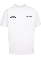 Merchcode T-Shirt Barely Awake Heavy Oversize Tee Weiß/Creme/Rot