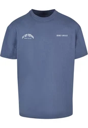 Merchcode T-Shirt Barely Awake Heavy Oversize Tee Blau/Dunkelblau/Grau/Hellblau