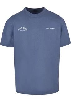 Merchcode T-Shirt Barely Awake Heavy Oversize Tee Blau/Dunkelblau/Grau/Hellblau