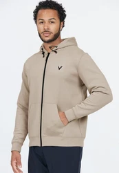 Virtus Sweatjacke Sweatshirt Taro Beige/Khaki/Grün