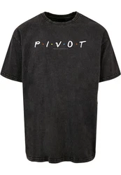 ABSOLUTE CULT T-Shirt Herren Schwarz/Lila/Orange/Gelb