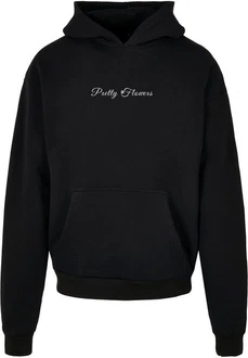 Merchcode Kapuzensweatshirt Ladies Pretty Flowers Cropped Tee