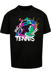 T-Shirt Herren Tennis Love, Sweat - Heavy Oversize Tee (1-tlg)