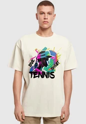 Merchcode T-Shirt Tennis Love Herren Khaki/Gelb/Beige/Rosa/Orange/Weiß
