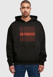 Merchcode Kapuzensweatshirt San Francisco Ultra Heavy Hoody Gold/Rot/Gelb/Schwarz