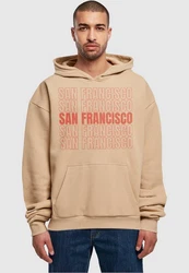 Merchcode Kapuzensweatshirt San Francisco Ultra Heavy Hoody Gelb/Gold/Beige