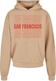 Merchcode Kapuzensweatshirt San Francisco Ultra Heavy Hoody Gelb/Gold/Beige