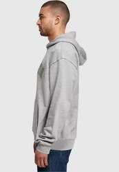 Merchcode Kapuzensweatshirt Boston Ultra Heavy Hoody Dunkelrot/Rot/Grau/Hellgrau