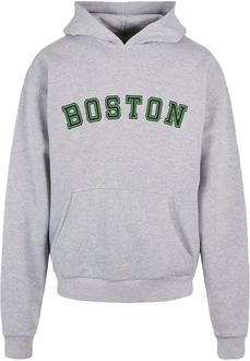 Merchcode Kapuzensweatshirt Boston Ultra Heavy Hoody Dunkelrot/Rot/Grau/Hellgrau Merchcode Kapuzensweatshirt Boston Ultra Heavy Hoody Dunkelrot/Rot/Grau/Hellgrau