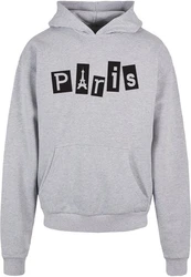 Merchcode Kapuzensweatshirt Paris Ultra Heavy Hoody Grau/Grün/Silber
