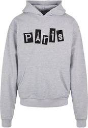 Merchcode Kapuzensweatshirt Paris Ultra Heavy Hoody Grau/Grün/Silber