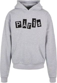 Merchcode Kapuzensweatshirt Paris Ultra Heavy Hoody Grau/Grün/Silber Merchcode Kapuzensweatshirt Paris Ultra Heavy Hoody Grau/Grün/Silber