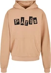 Merchcode Kapuzensweatshirt Paris Ultra Heavy Hoody Braun/Beige