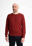 MELAWEAR Pullover HIMAL Dunkelrot/Braun/Rot