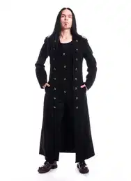 Langmantel Walker Coat Samt Gothic Victorian Steampunk Romantic Goth