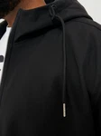 Jack & Jones Plus Softshelljacke JJEBASIC SOFTSHELL HOOD NOOS PLS schwarz