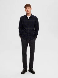 SELECTED HOMME Hemd Owen Dunkelgrün/Blau/Türkis/Grün