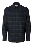 SELECTED HOMME Hemd Owen Dunkelgrün/Blau/Türkis/Grün