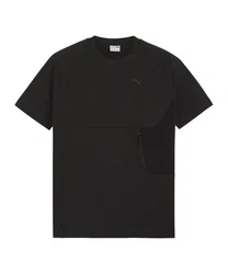 PUMA T-Shirt Tech Pocket Schwarz