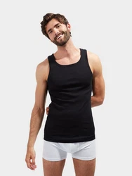 TOM TAILOR Unterhemd im 2er-Pack schwarz