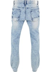 Southpole Herren Stretch Signature Denim Blau/Hellblau