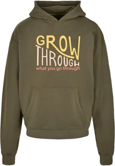 Merchcode Kapuzensweatshirt Herren Spring - Grow through 2 Ultra Heavy Hoody Dunkelgrün Merchcode Kapuzensweatshirt Herren Spring - Grow through 2 Ultra Heavy Hoody Dunkelgrün