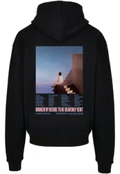 Merchcode Kapuzensweatshirt Herren Schwarz/Rosa
