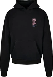 Merchcode Kapuzensweatshirt Herren Schwarz/Rosa