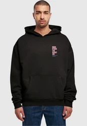 Merchcode Kapuzensweatshirt Herren Schwarz/Rosa