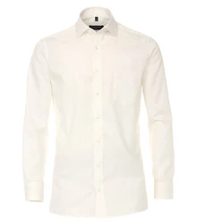 CASAMODA Langarmhemd uni regular fit Creme/Weiß/Khaki/Beige