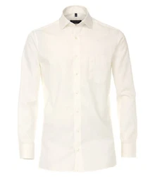 CASAMODA Langarmhemd uni regular fit Creme/Weiß/Khaki/Beige