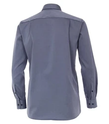 CASAMODA Langarmhemd uni regular fit Dunkelblau/Grau/Blau