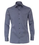 CASAMODA Langarmhemd uni regular fit Dunkelblau/Grau/Blau