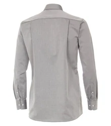 CASAMODA Langarmhemd uni regular fit Grau/Hellgrau/Dunkelgrau