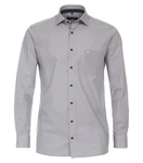 CASAMODA Businesshemd Print Grau/Hellblau/Dunkelgrau