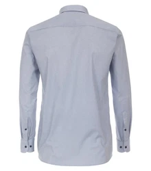 CASAMODA Businesshemd Print Hellblau/Dunkelblau/Blau/Grau