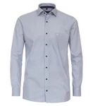 CASAMODA Businesshemd Print Hellblau/Dunkelblau/Blau/Grau