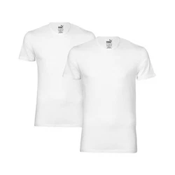 PUMA Poloshirt Crew Tee Weiß/Creme/Dunkelblau